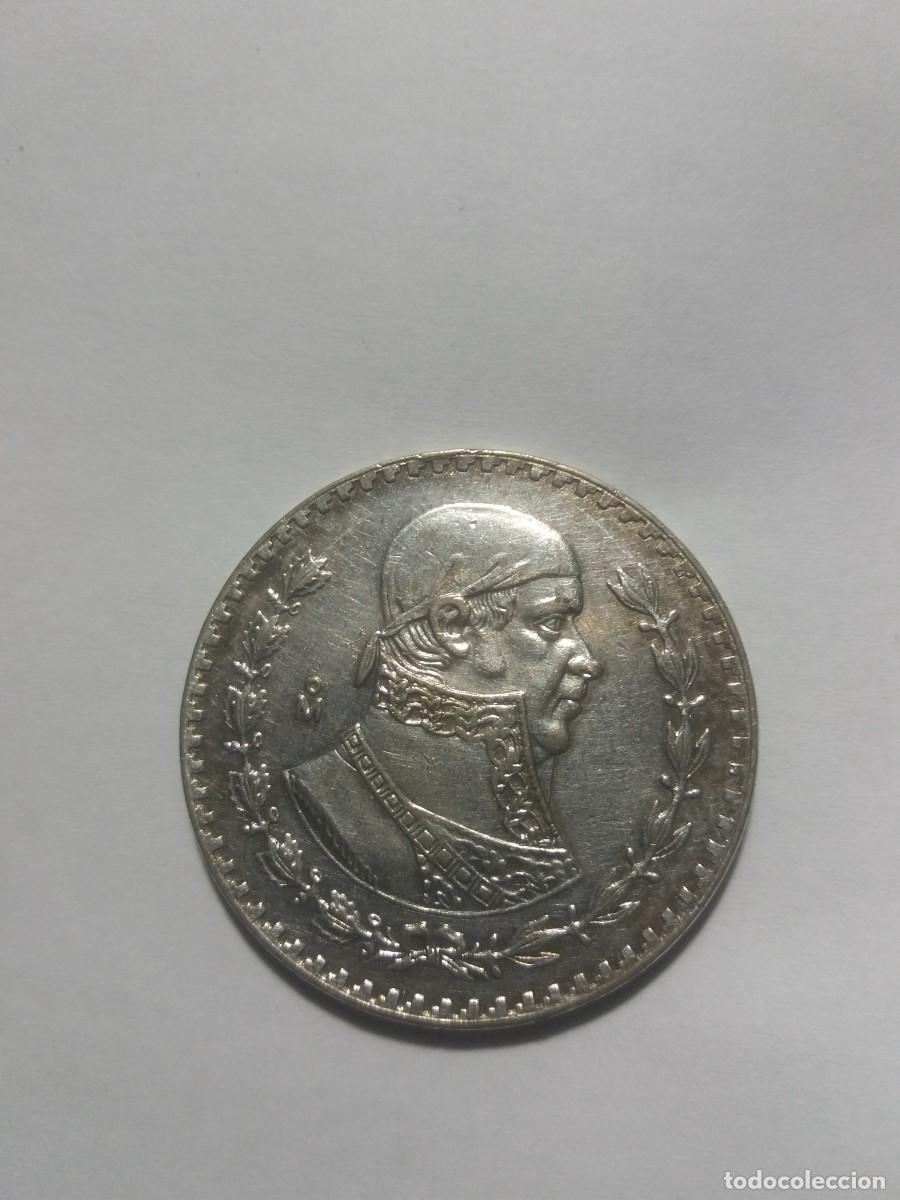 Monedas antiguas de Am&eacute;rica: Moneda Un Peso ESTADOS UNIDOS MEXICANOS 1967 Plata