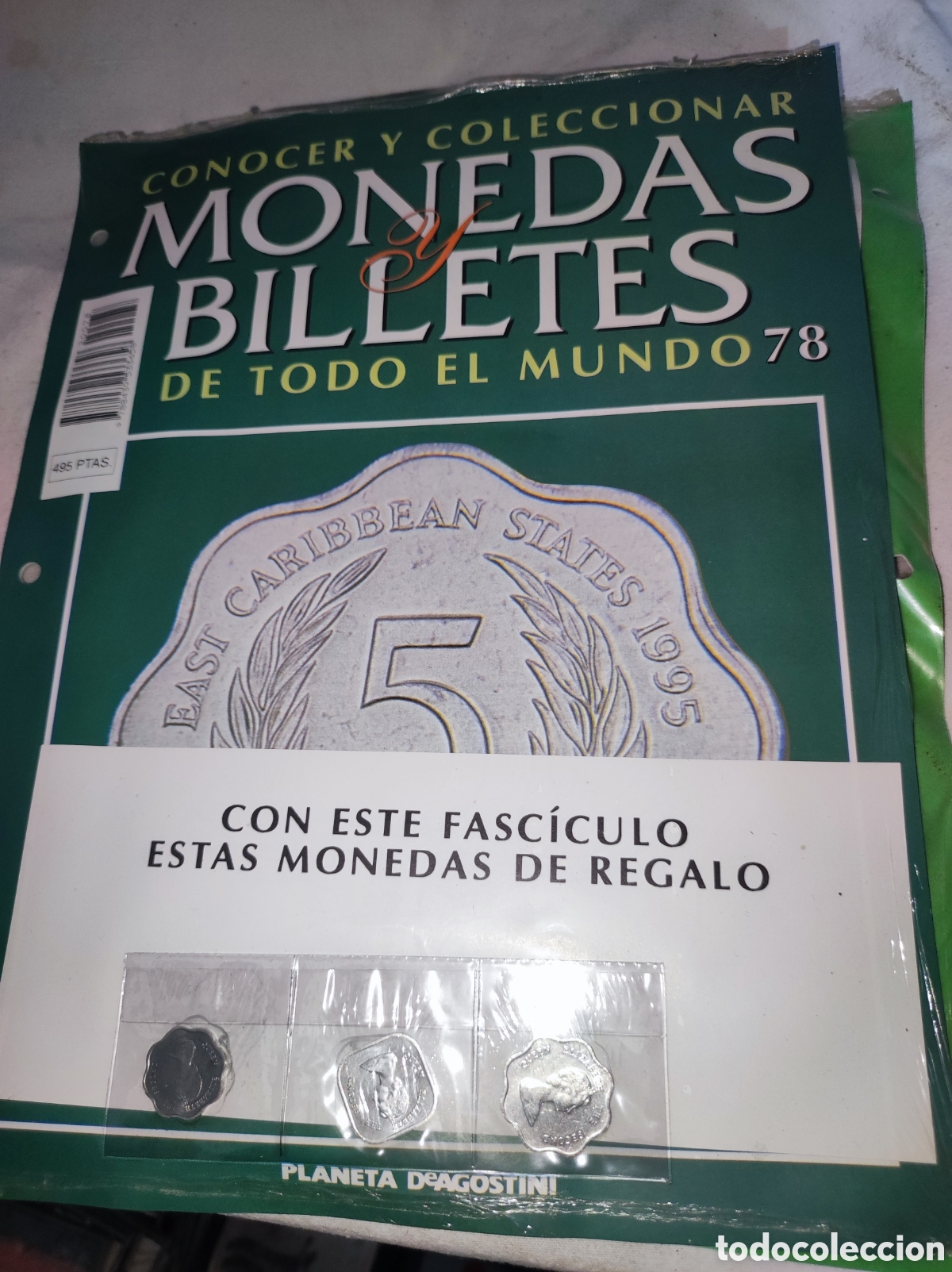 Monedas antiguas de Am&eacute;rica: Monedas Estados del Caribe - Monedas y billetes de todo el mundo - Planeta Deagostini - N&uacute;mero 78