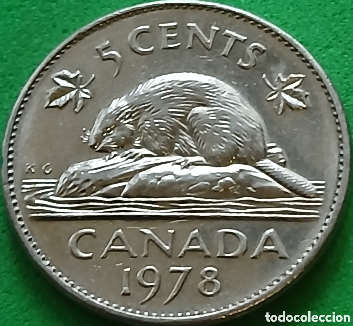 Monedas antiguas de Am&eacute;rica: Canad&aacute; 5 cents 1978 km#60.1