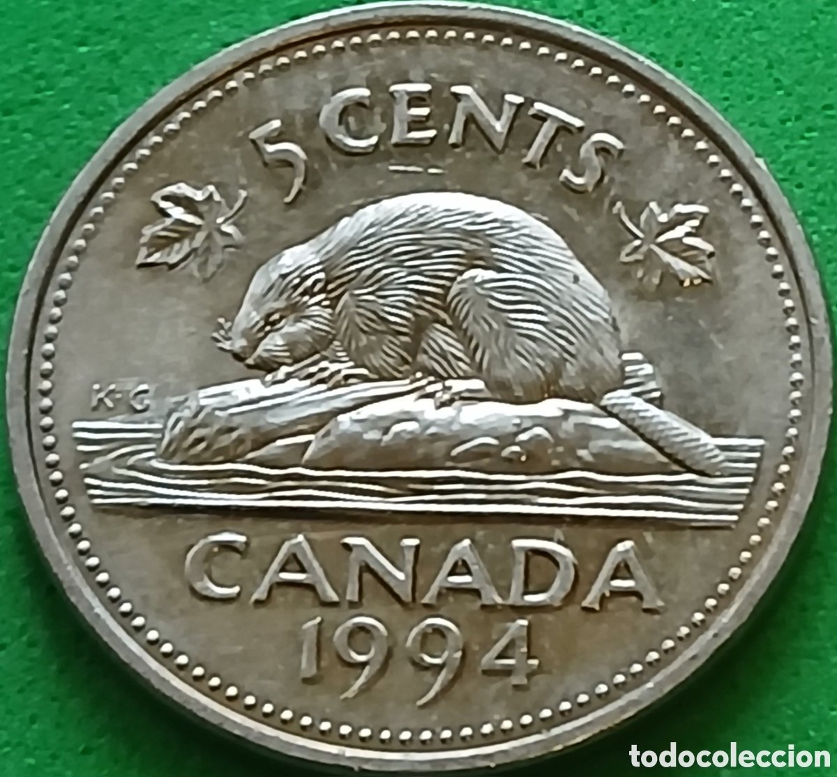 Monedas antiguas de Am&eacute;rica: Canad&aacute; 5 cents 1994 km#182