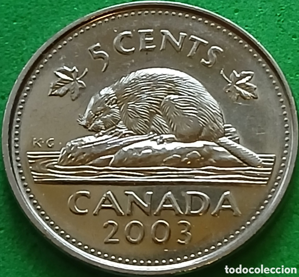 Monedas antiguas de Am&eacute;rica: Canad&aacute; 5 cents 2003 km#491 ceca &rdquo;P&rdquo;