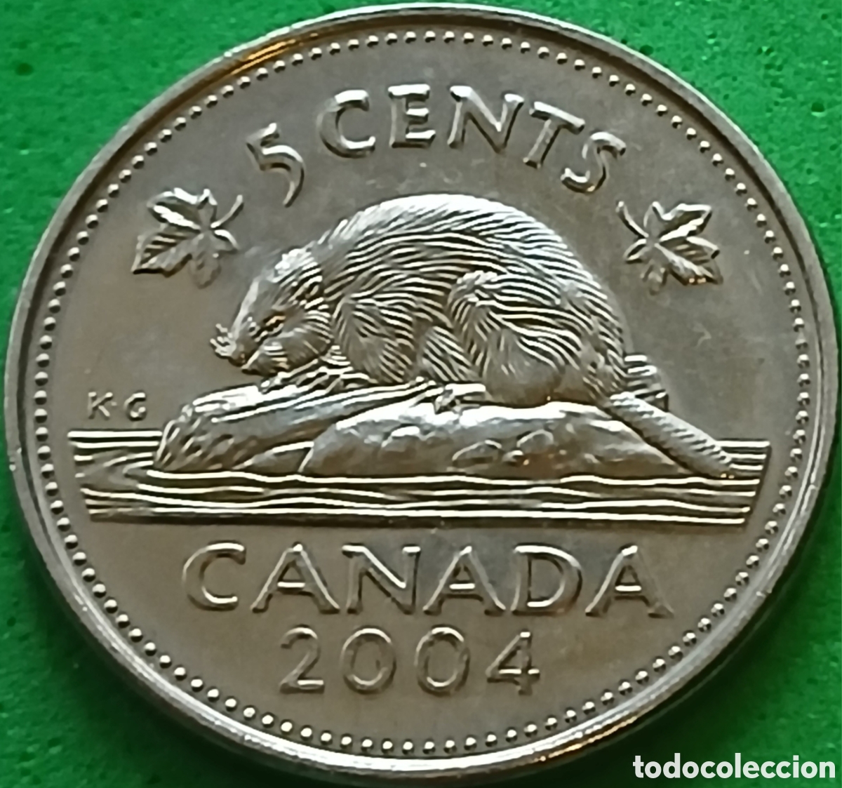 Monedas antiguas de Am&eacute;rica: Canad&aacute; 5 cents 2004 km#491