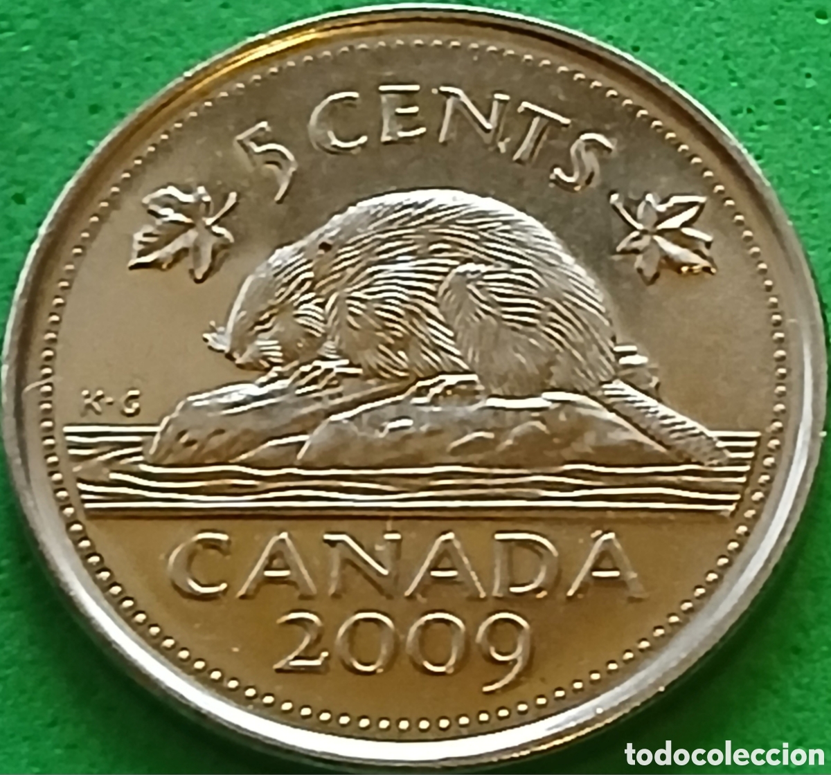Monedas antiguas de Am&eacute;rica: Canad&aacute; 5 cents 2009 km#491
