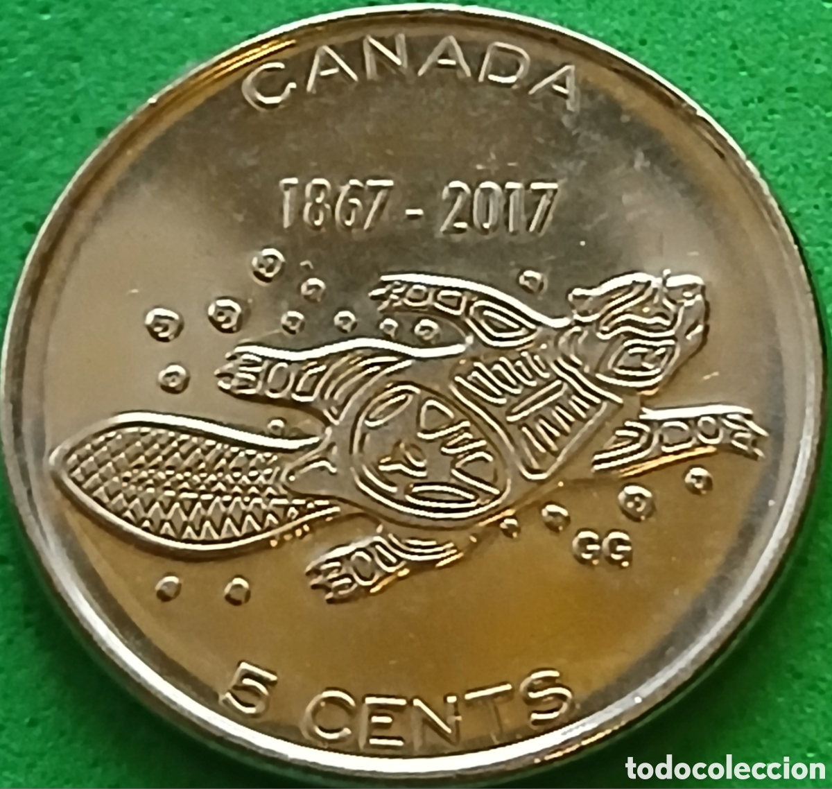 Monedas antiguas de Am&eacute;rica: Canad&aacute; 5 cents 2017 UC#15 Tradiciones vivas