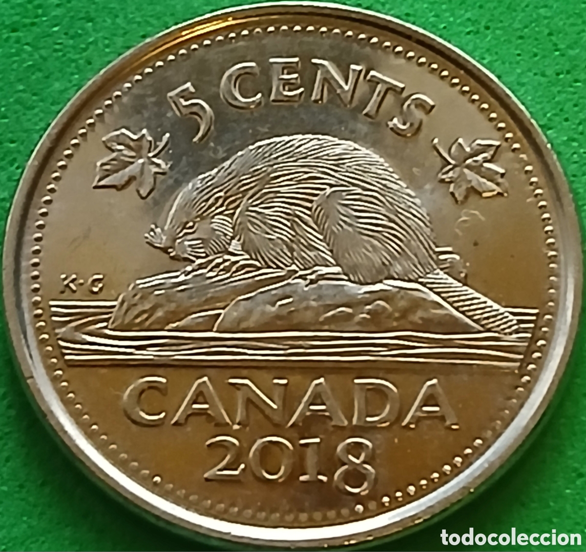 Monedas antiguas de Am&eacute;rica: Canad&aacute; 5 cents 2018 km#491