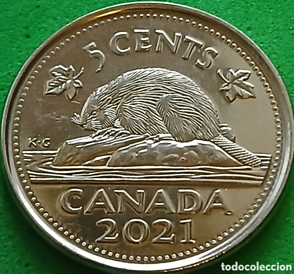 Monedas antiguas de Am&eacute;rica: Canad&aacute; 5 cents 2021 km#491