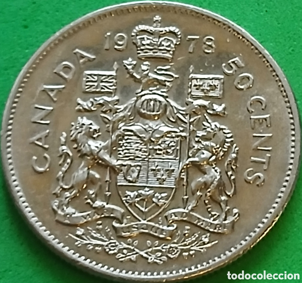 Monedas antiguas de Am&eacute;rica: Canad&aacute; 50 cents 1978 km#75.3