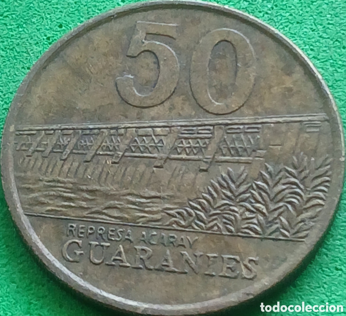 Monedas antiguas de Am&eacute;rica: Paraguay 50 guaran&iacute;es 1995 km#191a