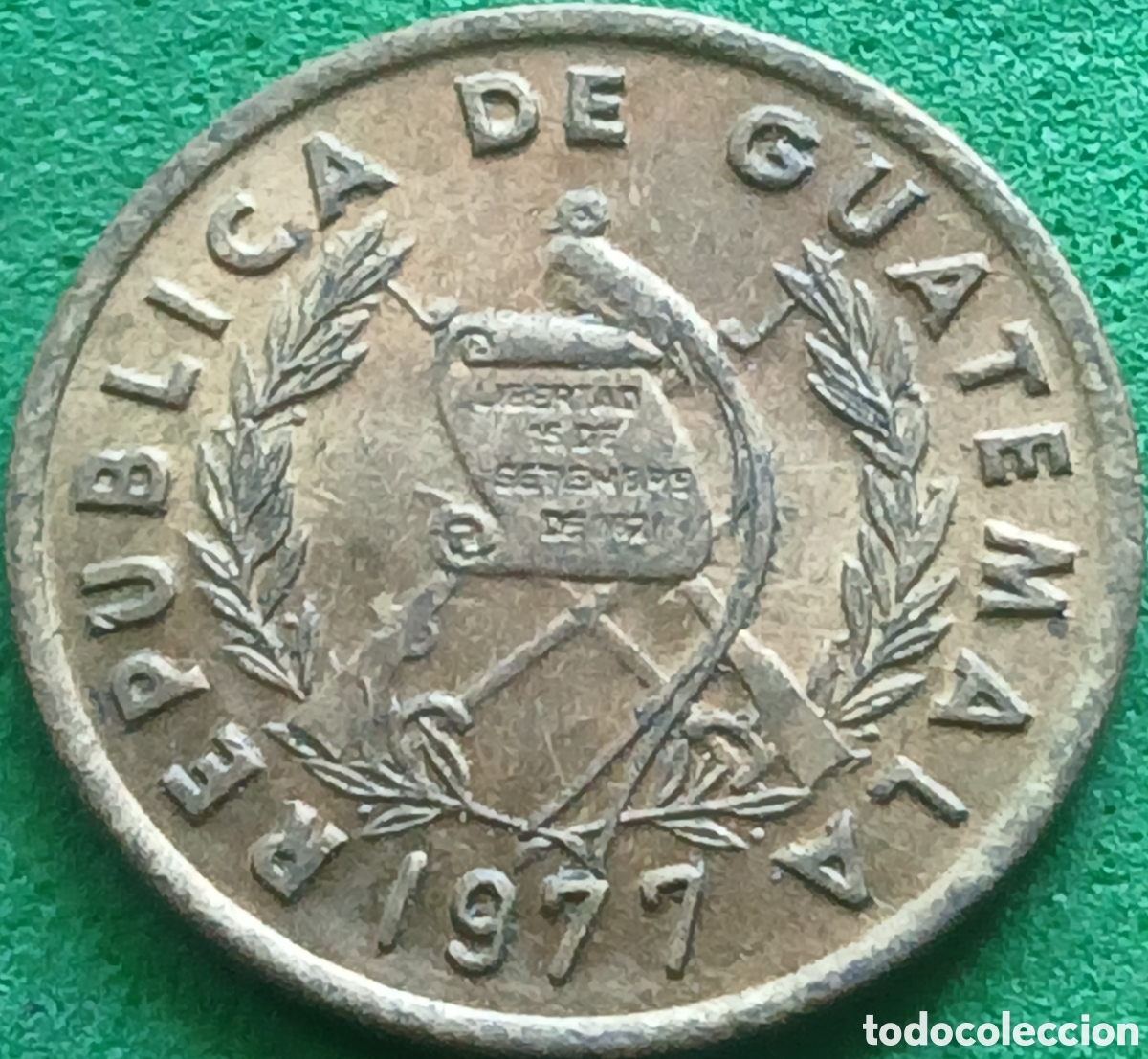 Monedas antiguas de Am&eacute;rica: Guatemala un centavo 1977 km#275