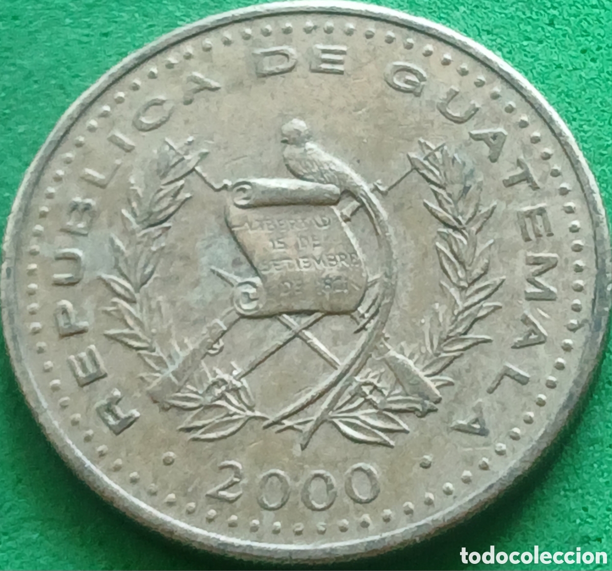 Monedas antiguas de Am&eacute;rica: Guatemala 1 quetzal 2000 km#284