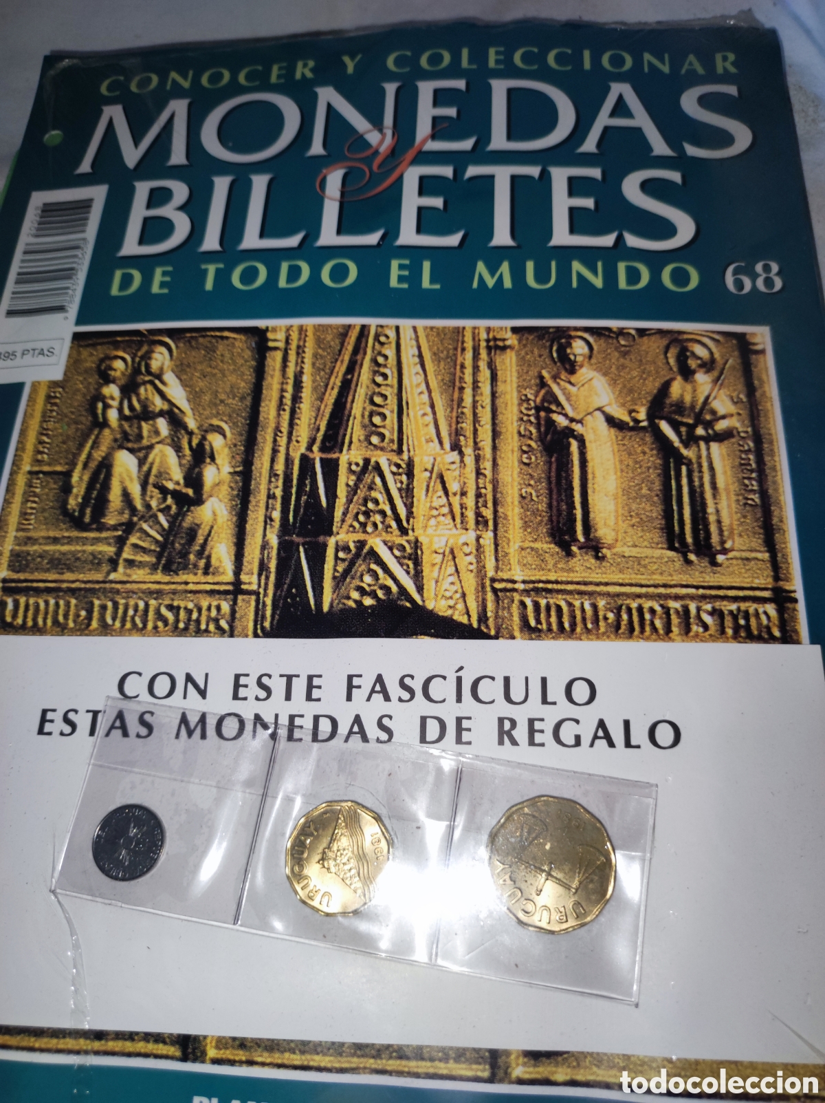 Monedas antiguas de Am&eacute;rica: Monedas Uruguay - Monedas y billetes de todo el mundo - Planeta Deagostini - N&uacute;mero 68