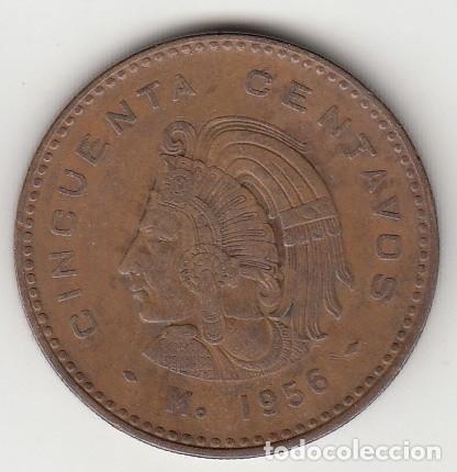 Monedas antiguas de Am&eacute;rica: MEXICO - 50 CENTAVOS DE 1956 - Foto 1