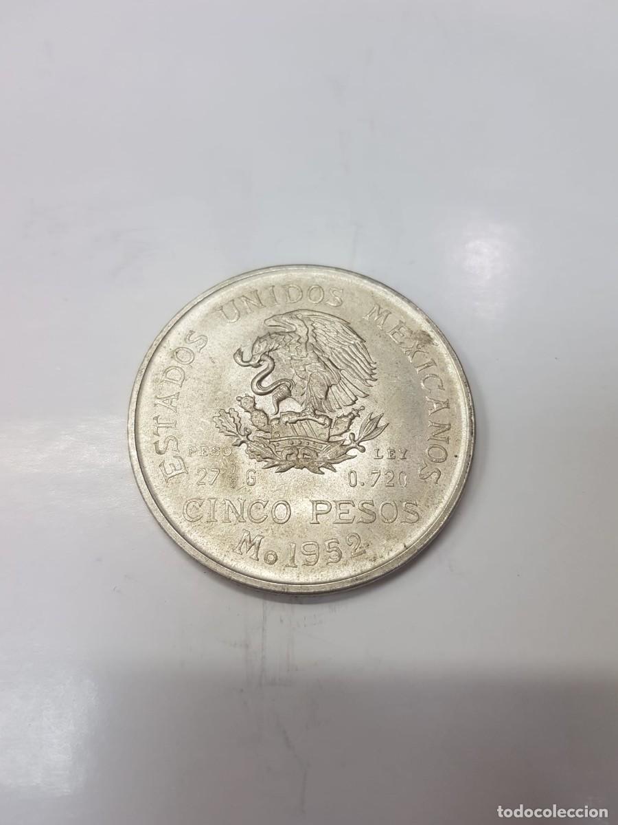 Monedas antiguas de Am&eacute;rica: MEXICO- 5 PESOS-1951-PLATA