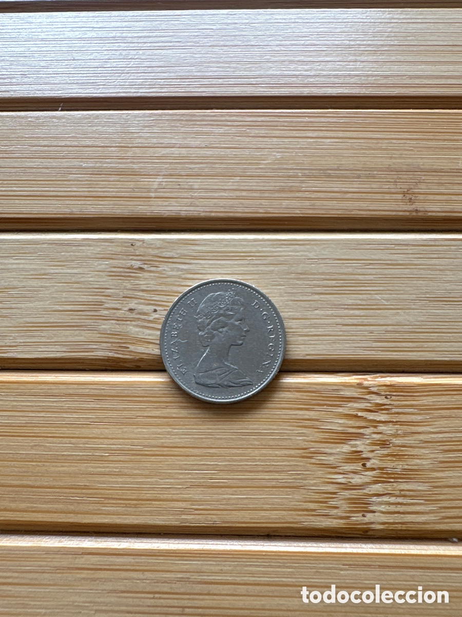 Monedas antiguas de Am&eacute;rica: 10 CENTAVOS CANADA 1974. ASM - Foto 2
