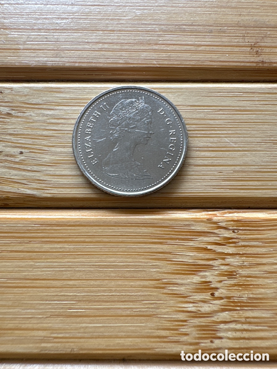 Monedas antiguas de Am&eacute;rica: 10 CENTAVOS CANADA 1981. ASM - Foto 2