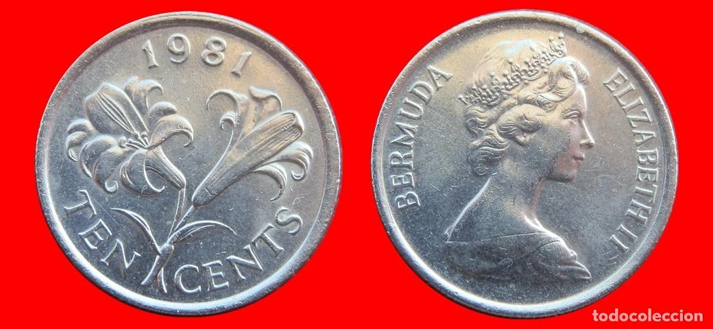 Monedas antiguas de Am&eacute;rica: 10 CENTAVOS 1981 BERMUDA-144633
