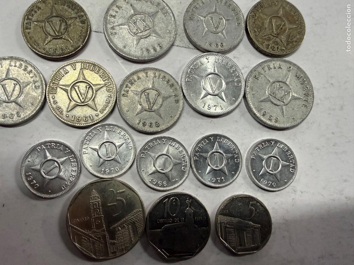 Alte M&uuml;nzen aus Amerika: LOTE 17 MONEDAS ANTIGUAS DE CUBA | COLECCI&Oacute;N NUMISM&Aacute;TICA