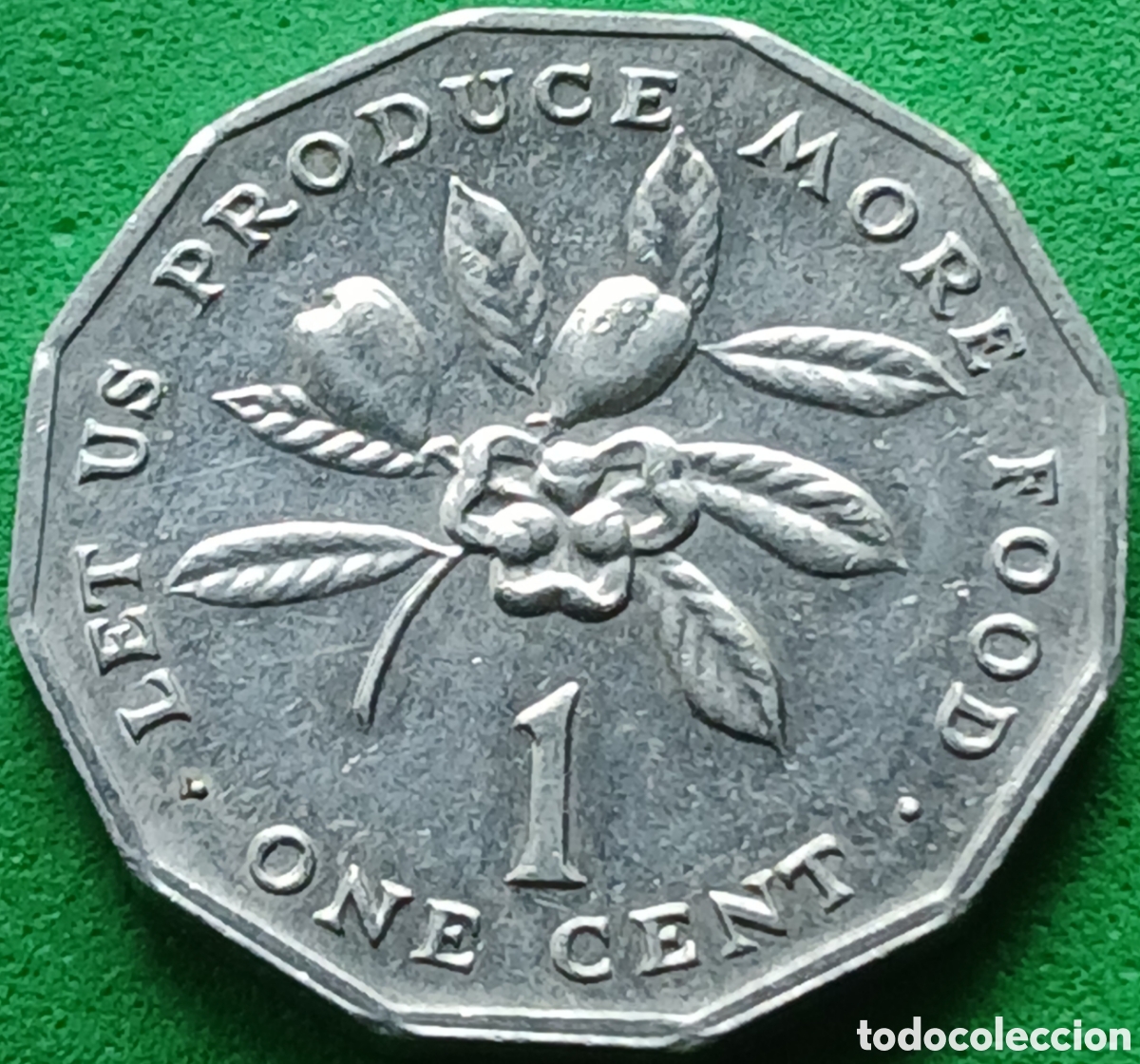 Monedas antiguas de Am&eacute;rica: Jamaica one cent 1986 km#64 poco com&uacute;n