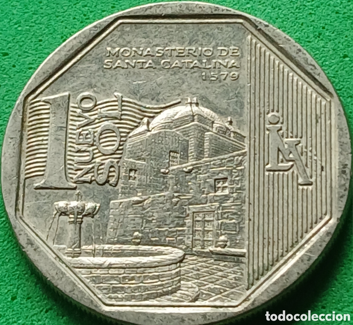 Monedas antiguas de Am&eacute;rica: Per&uacute; 1 nuevo sol 2011 km#346 Monasterio de Santa Catalina