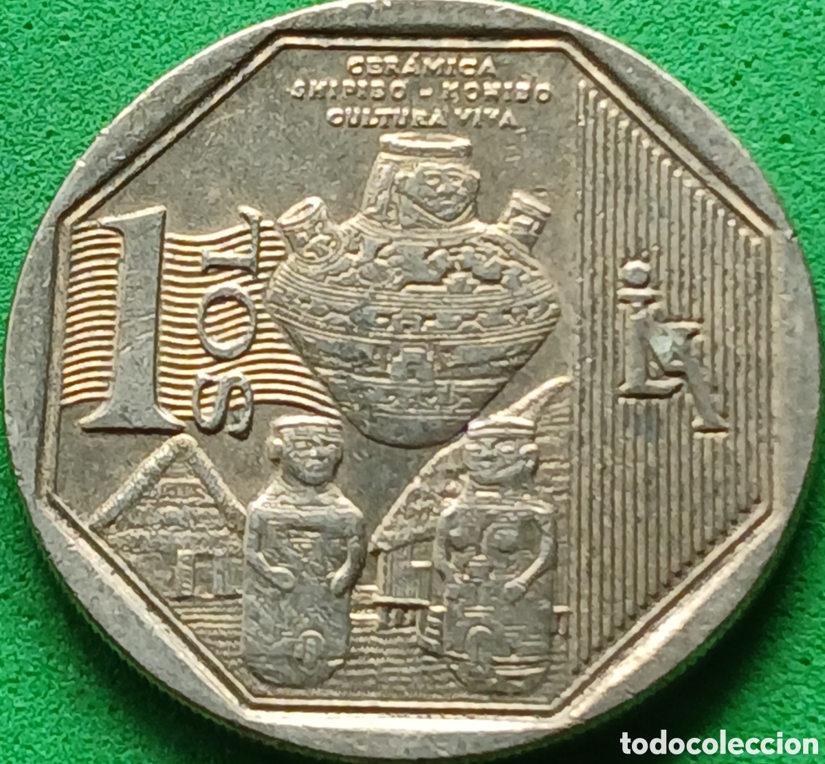 Monedas antiguas de Am&eacute;rica: Per&uacute; 1 sol 2016 km#397 Cer&aacute;mica Shipibo-Konibo