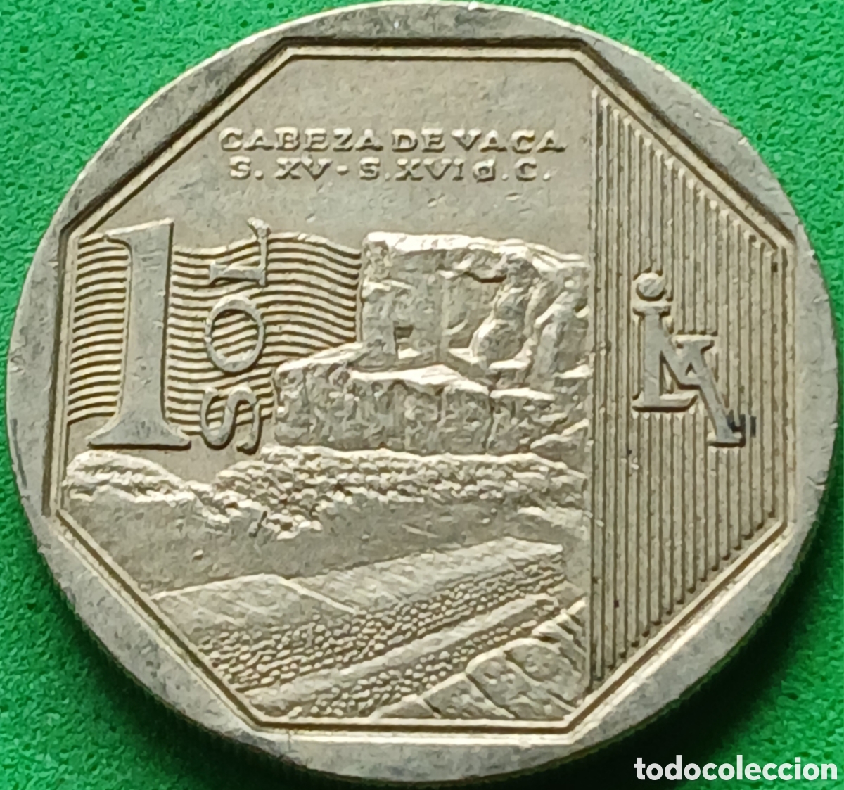 Monedas antiguas de Am&eacute;rica: Per&uacute; 1 sol 2016 km#396 Cabeza de Vaca