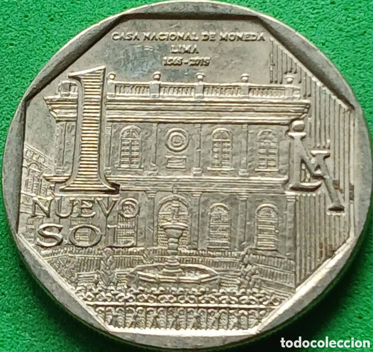 Monedas antiguas de Am&eacute;rica: Per&uacute; 1 nuevo sol 2015 km#390 Ceca Nacional