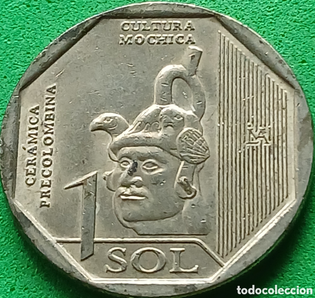 Monedas antiguas de Am&eacute;rica: Per&uacute; 1 sol 2024 UC#126 Cultura Moche