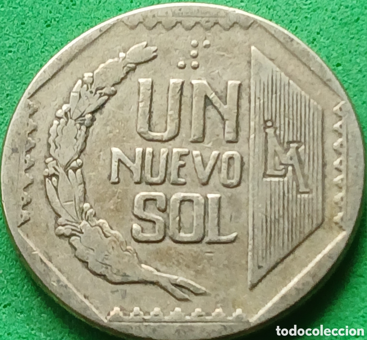 Monedas antiguas de Am&eacute;rica: Per&uacute; un nuevo sol 1993 km#308