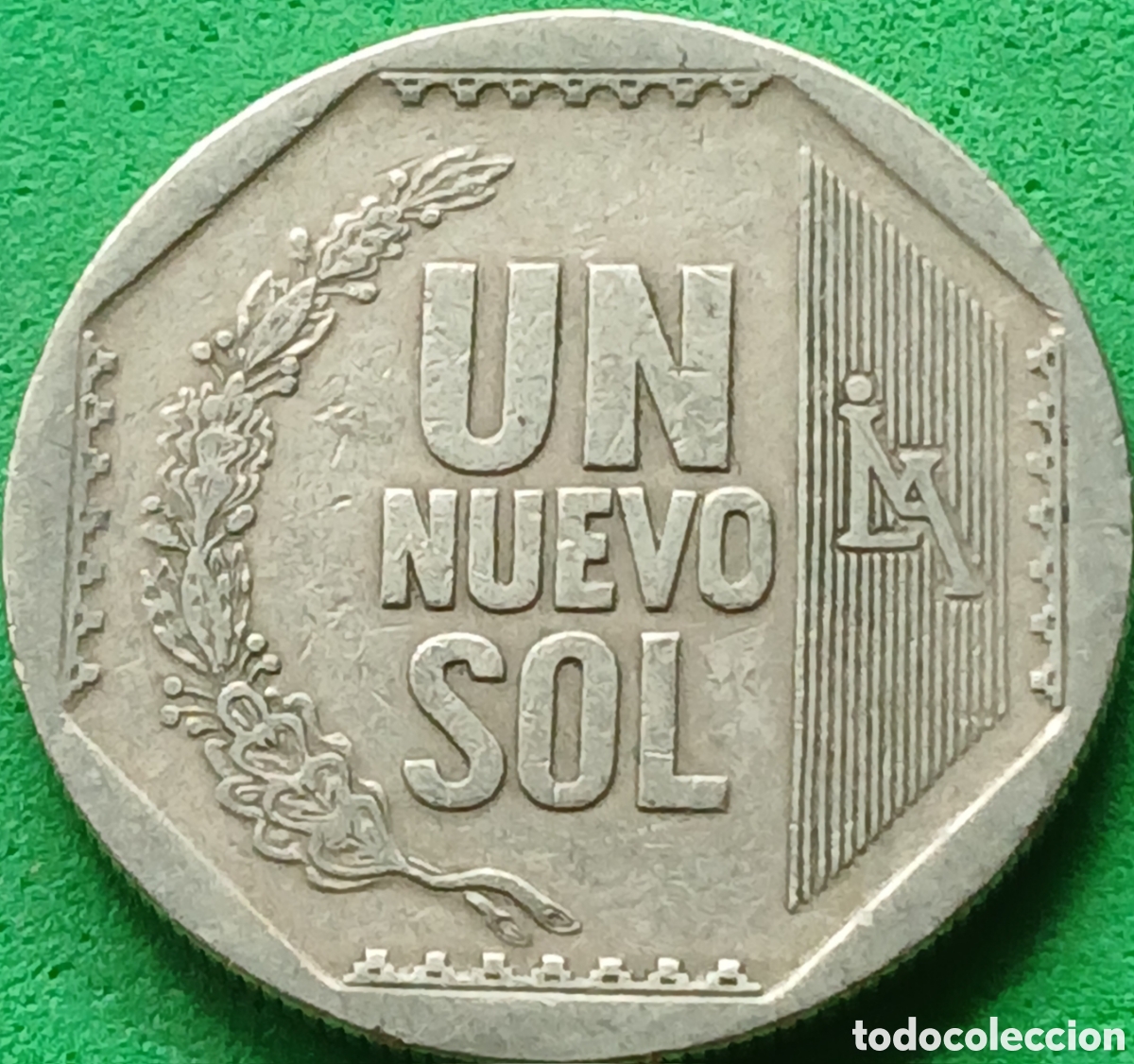 Monedas antiguas de Am&eacute;rica: Per&uacute; un nuevo sol 2007 km#308.4