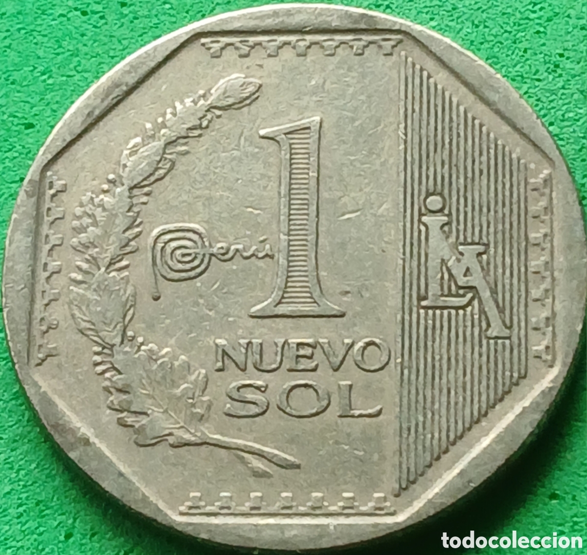 Moedas antigas da Am&eacute;rica: Per&uacute; 1 nuevo sol 2013 km#366
