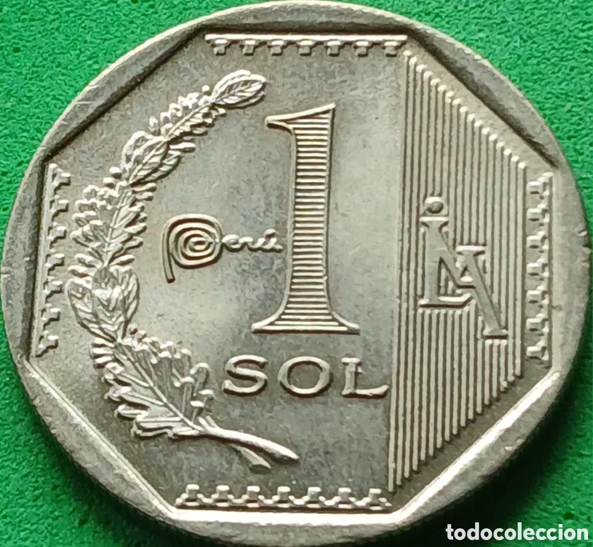 Moedas antigas da Am&eacute;rica: Per&uacute; 1 sol 2016 km#395