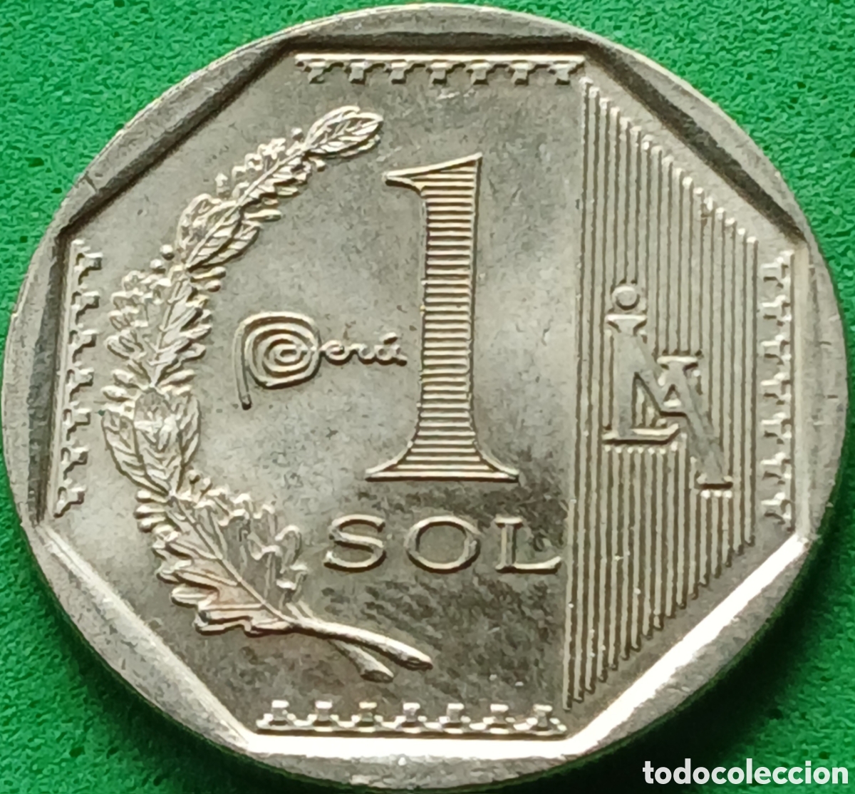 Moedas antigas da Am&eacute;rica: Per&uacute; 1 sol 2019 km#395