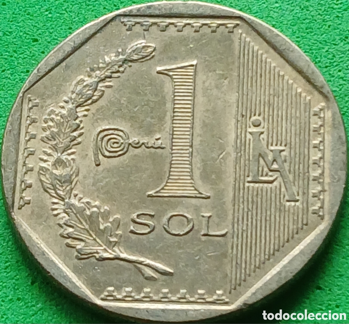 Moedas antigas da Am&eacute;rica: Per&uacute; 1 sol 2021 km#395