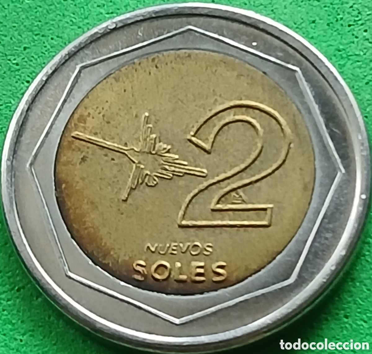 Moedas antigas da Am&eacute;rica: Per&uacute; 2 nuevos soles 1995 km#313