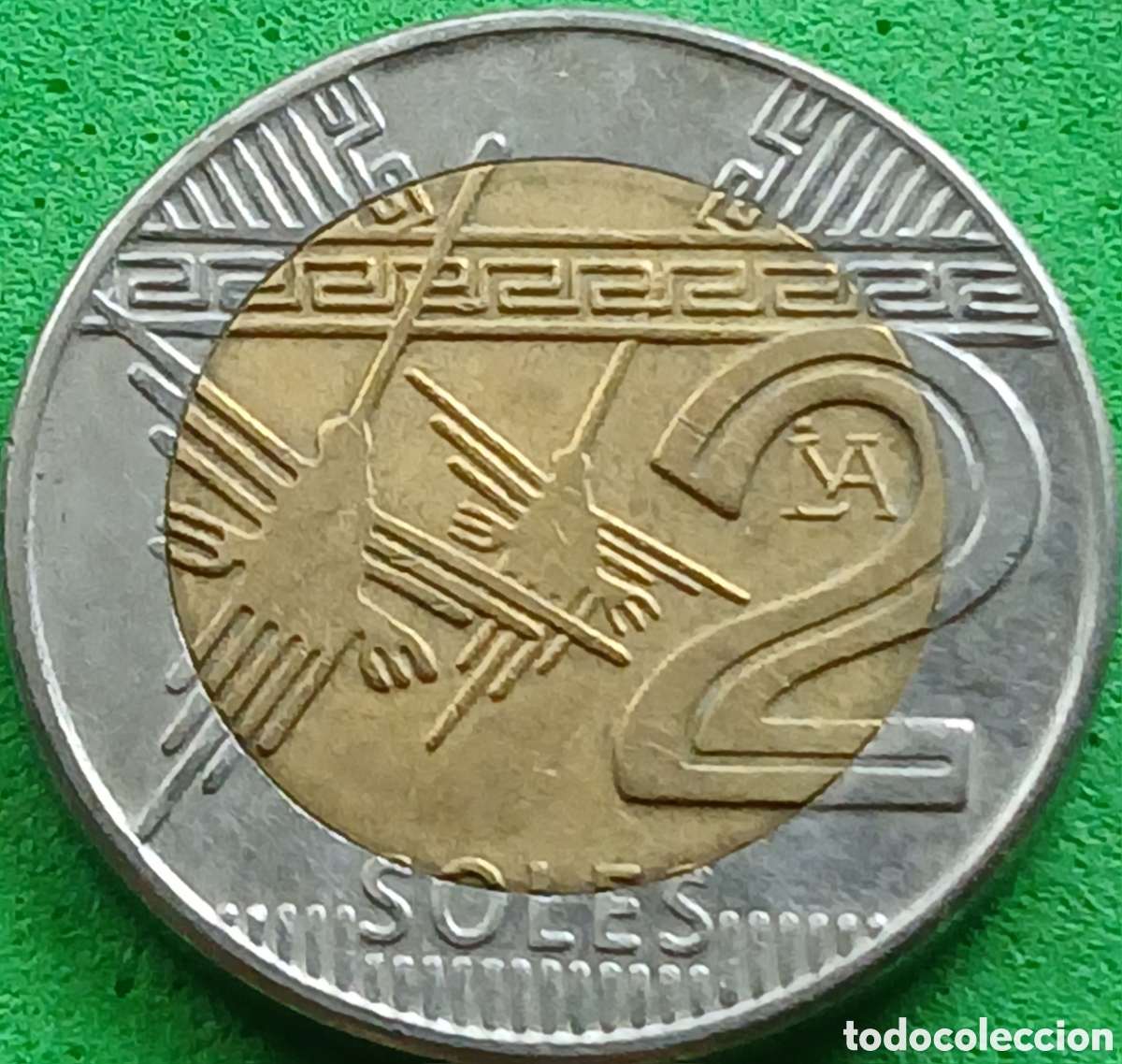 Monedas antiguas de Am&eacute;rica: Per&uacute; 2 soles 2021 km#401 poco com&uacute;n