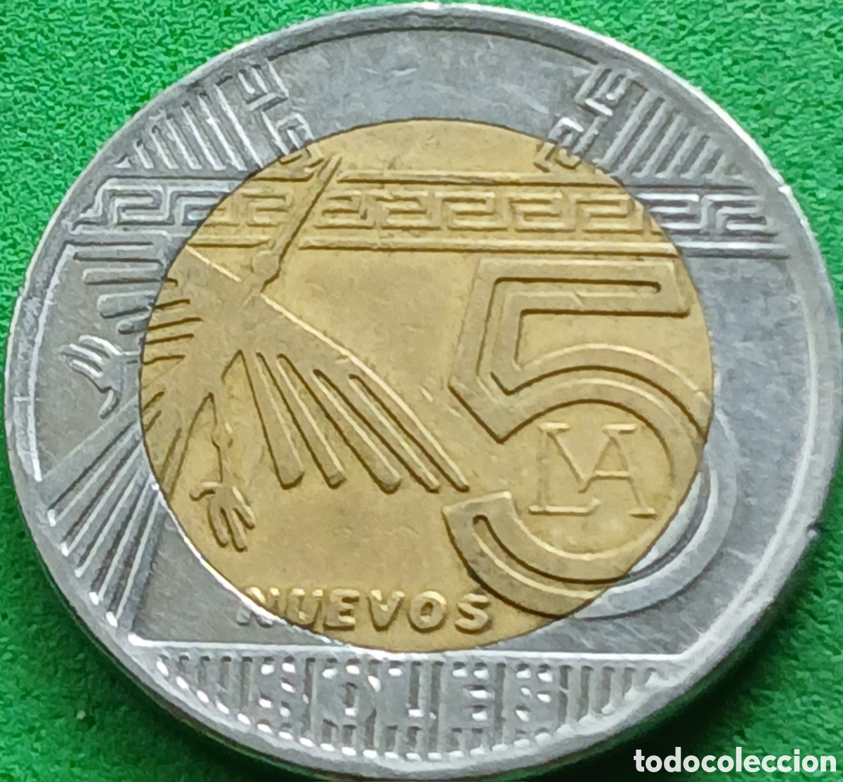 Monedas antiguas de Am&eacute;rica: Per&uacute; 5 nuevos soles 2014 km#344
