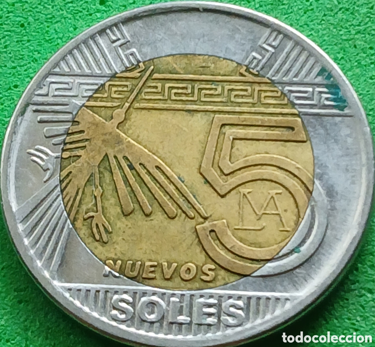 Monedas antiguas de Am&eacute;rica: Per&uacute; 5 nuevos soles 2013 km#344