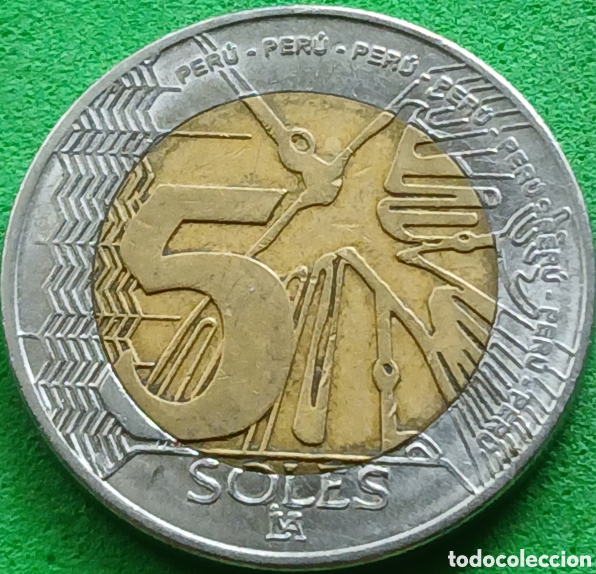 Monedas antiguas de Am&eacute;rica: Per&uacute; 5 soles 2019 km#402