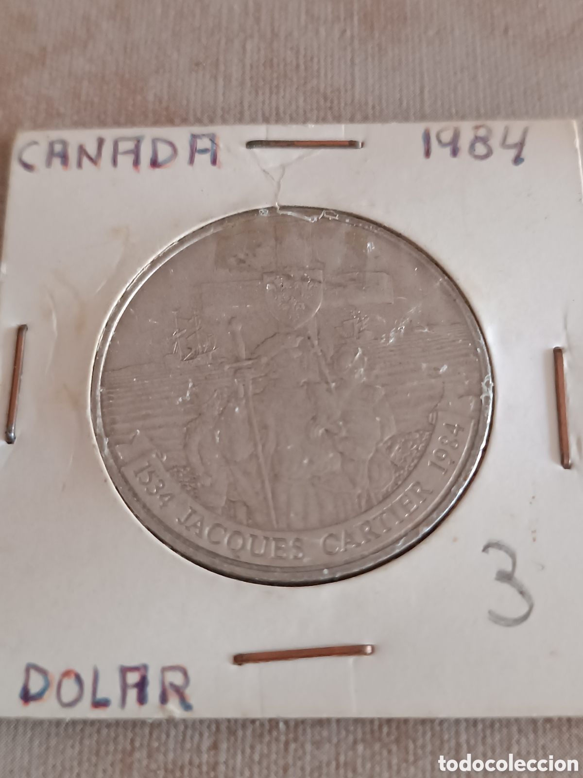 Monedas antiguas de Am&eacute;rica: 1 D&oacute;lar de Canad&aacute; de 1984
