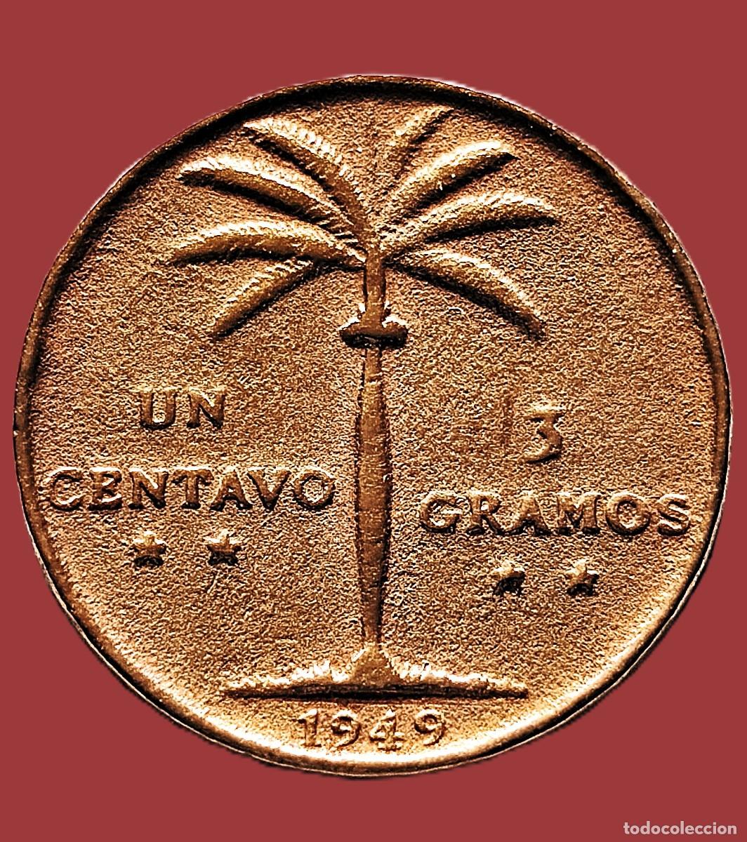 Monedas antiguas de Am&eacute;rica: Republica Dominicana. 1 centavo 1949