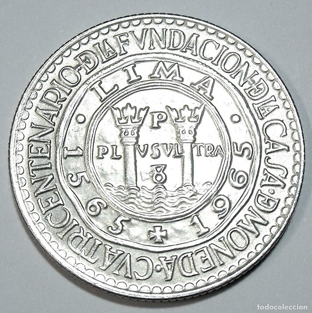Alte M&uuml;nzen aus Amerika: PERU - 20 SOLES - 1965 - PLATA - NO CIRCULADA