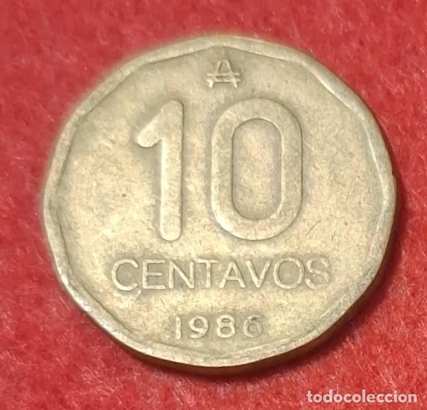Monedas antiguas de Am&eacute;rica: MONEDA DE ARGENTINA 1986 - 10 CENTAVOS - ALUMINIO-BRONCE