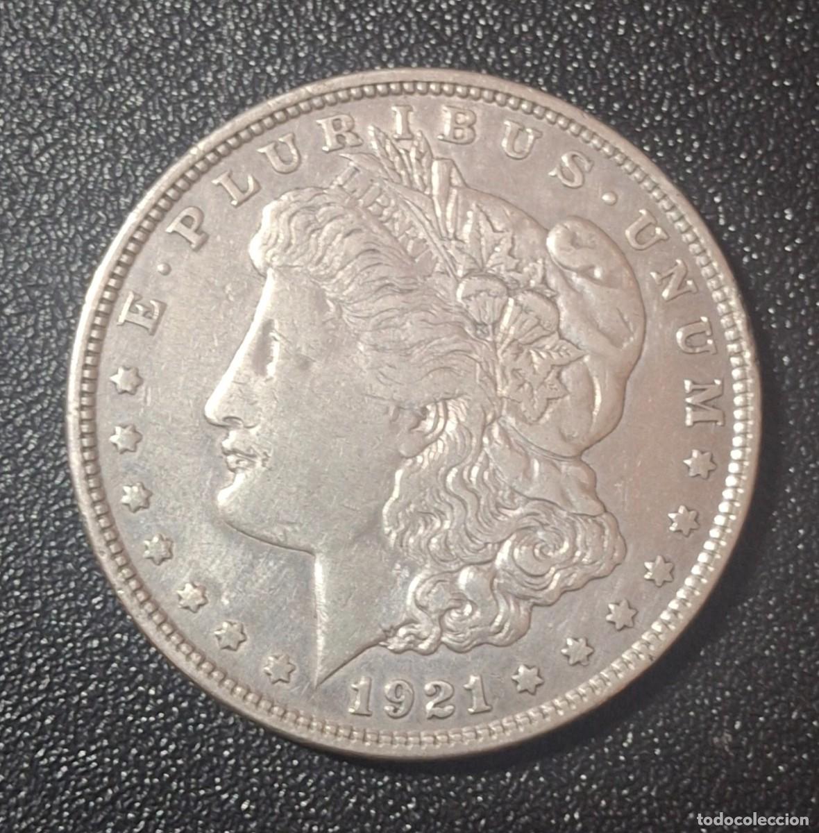 Monedas antiguas de Am&eacute;rica: Estados Unidos 1 D&oacute;lar Morgan 1921 D (MBC)