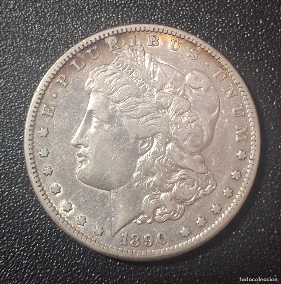Monedas antiguas de Am&eacute;rica: Estados Unidos 1 D&oacute;lar Morgan 1890 S (MBC+)