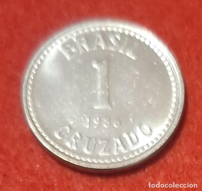 Monedas antiguas de Am&eacute;rica: MONEDA DE BRASIL 1986 - 1 CRUZADO - ACERO INOXIDABLE