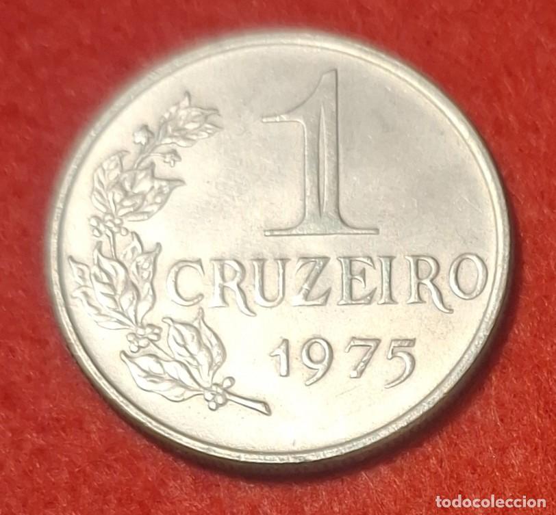 Monedas antiguas de Am&eacute;rica: MONEDA DE BRASIL 1975 - 1 CRUZEIRO - COBRE-N&Iacute;QUEL