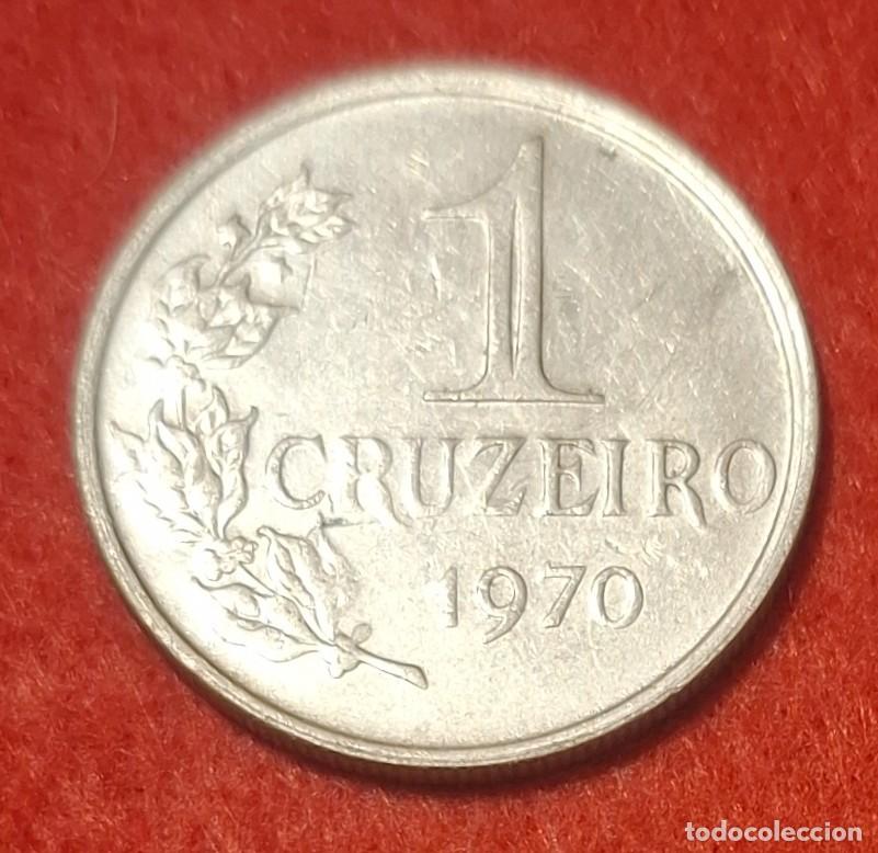 Monedas antiguas de Am&eacute;rica: MONEDA DE BRASIL 1970 - 1 CRUZEIRO - N&Iacute;QUEL