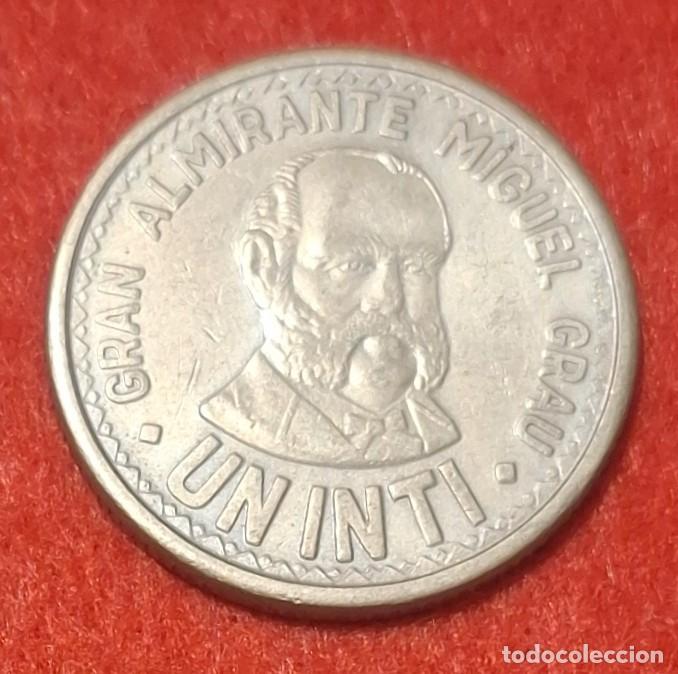 Monedas antiguas de Am&eacute;rica: MONEDA DEL PER&Uacute; 1987 - 1 INTI - COBRE-N&Iacute;QUEL