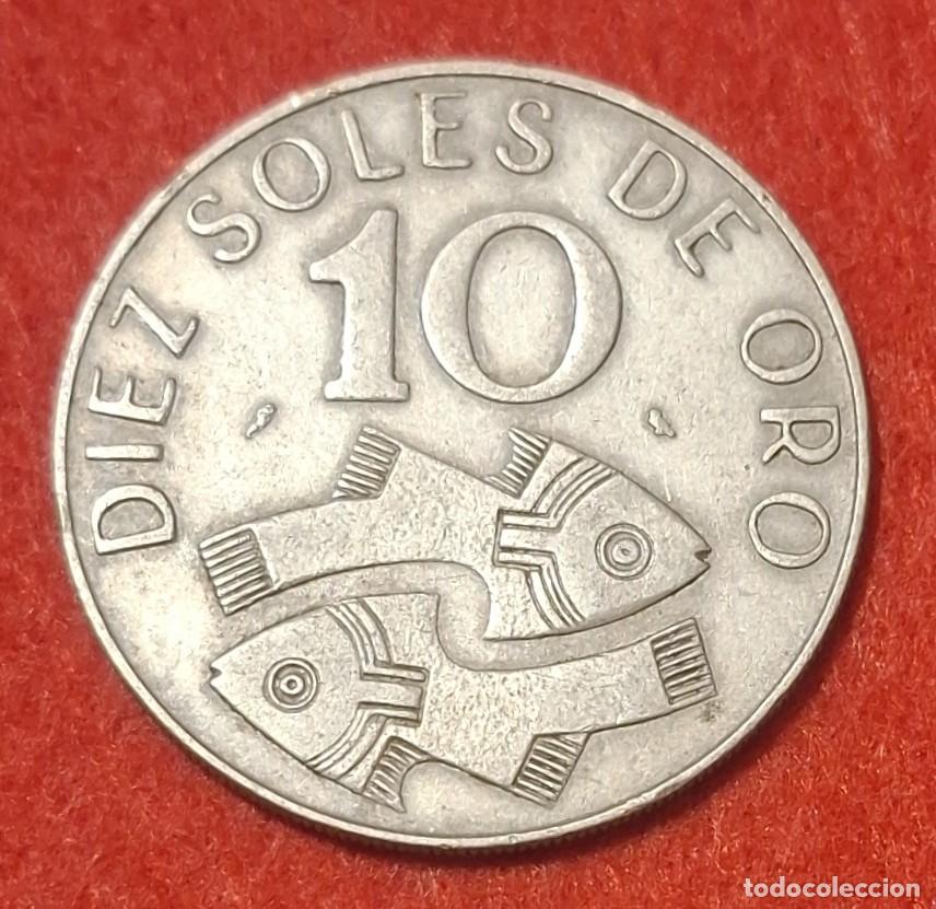 Monedas antiguas de Am&eacute;rica: MONEDA DEL PER&Uacute; 1969 - 10 SOLES DE ORO - COBRE-N&Iacute;QUEL