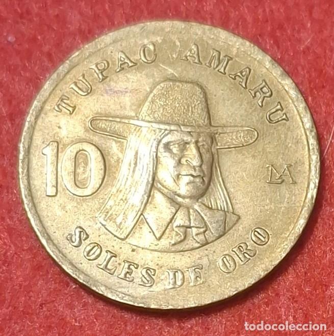 Monedas antiguas de Am&eacute;rica: MONEDA DEL PER&Uacute; 1979 - 10 SOLES DE ORO - LAT&Oacute;N